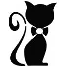 Stencil Schablone  Katze (1)